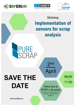 PURESCRAP Save the date workshop 2025 1